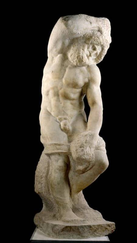 Bearded Slave von Michelangelo (Buonarroti)