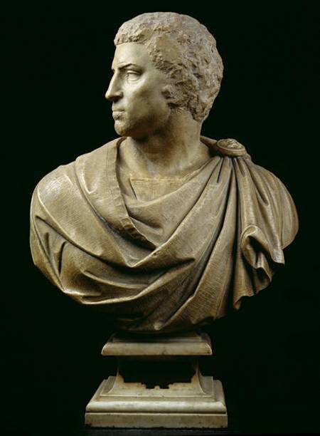 Bust of Brutus (85-42 BC) von Michelangelo (Buonarroti)