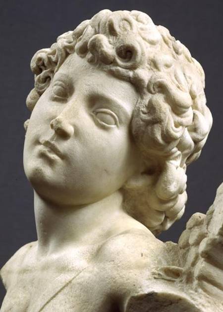 Head from the 'Manhattan' Cupid von Michelangelo (Buonarroti)