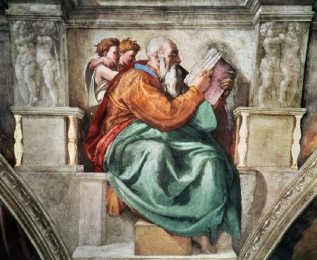 Zacharias (Ausschnitt Sixtinische Kapelle) 1509