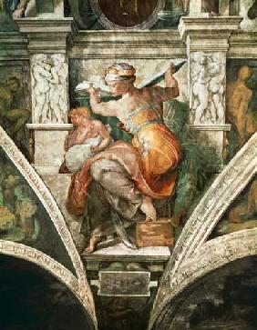 Sistine Chapel Ceiling: Libyan Sibyl c.1508-10