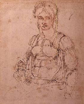 W.41 Sketch of a seated woman