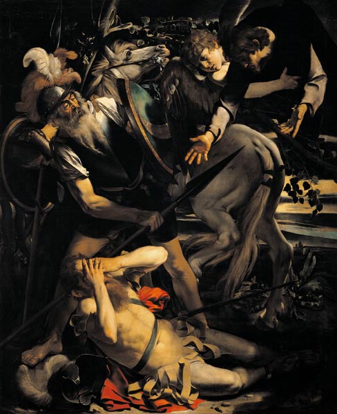 Caravaggio /Conversion of Paul,1st Vers. von Michelangelo Caravaggio