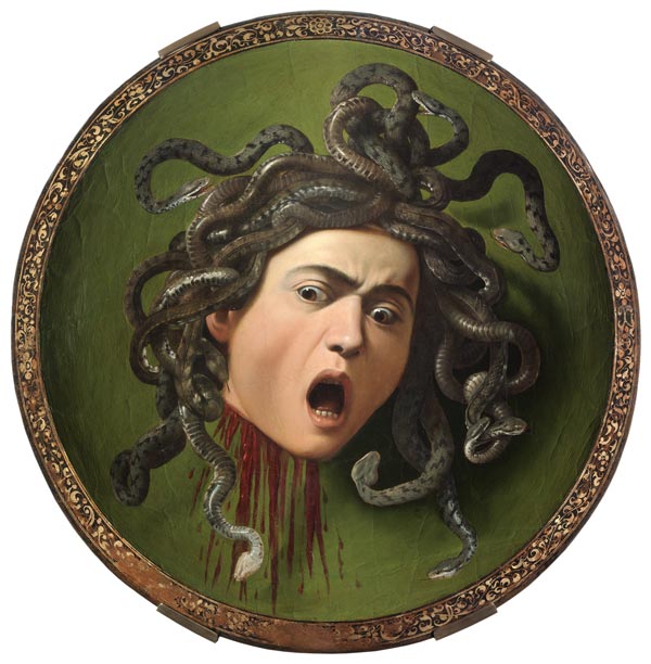 Caravaggio / Head of Medusa / c.1598 von Michelangelo Caravaggio