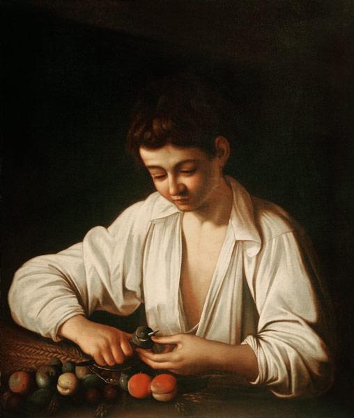 Caravaggio /Boy Peeling a Fruit/ c.1593