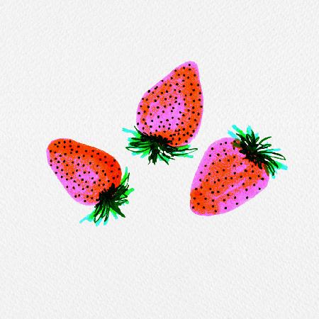 Rote Lavendel-süße Erdbeerfrucht