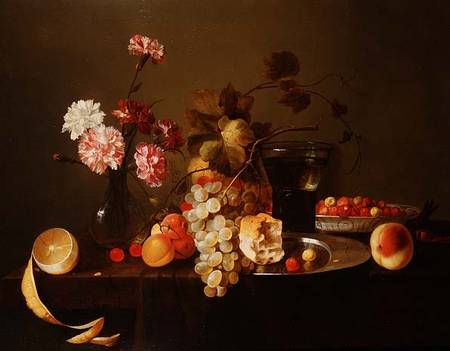 Still Life of Fruit and Flowers von Michiel Simons