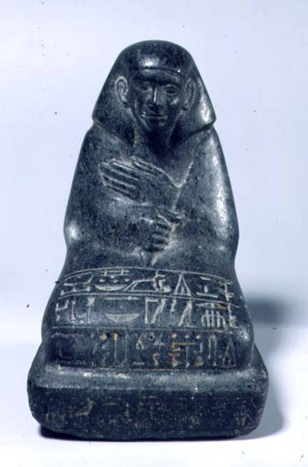 Seated figure of Senpu von Middle Kingdom Egyptian