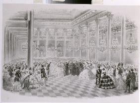 Ball im Festsaal der Adelsversammlung anlässlich der Krönung von Kaiser Alexander II. 1856