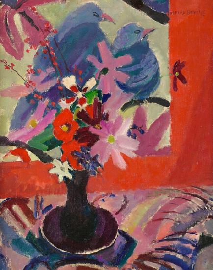 Flowers with birds, c 1926