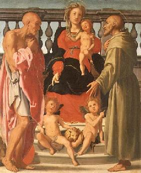 Madonna and Child with SS. Jerome and Francis
