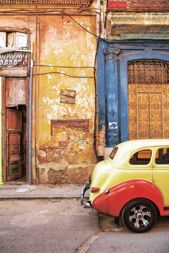 Oldtimer in Havana, Cuba von Miro May