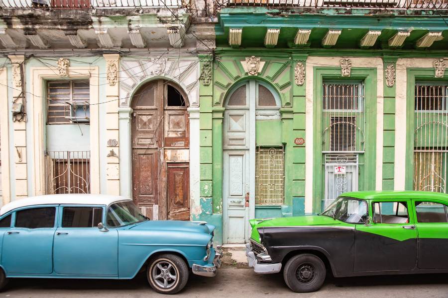 Oldtimer in Havanna, Kuba von Miro May