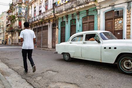 Street in Old Havana, Cuba. Kuba, Havanna 2020