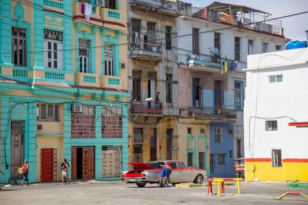 Streetlife in Havana, Cuba, Kuba 2020