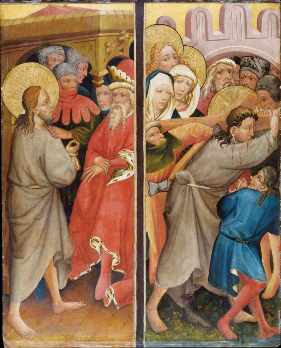 Christus vor Pilatus und Kreuztragung von Mittelrheinischer Meister um 1420