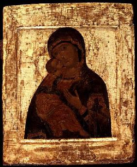 Icon of the Virgin of Vladimir early 17th