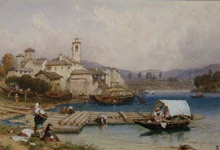 Lake Maggiore von Myles Birket Foster