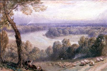 The Thames from Richmond Hill von Myles Birket Foster