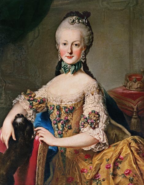 Archduchess Maria Elisabeth Habsburg-Lothringen (1743-1808) sixth child of Empress Maria Theresa of von Mytens (Schule)