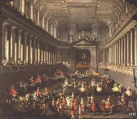 A Cavalcade in the Winter Riding School of the Vienna Hof to celebrate the defeat of the French army 1743