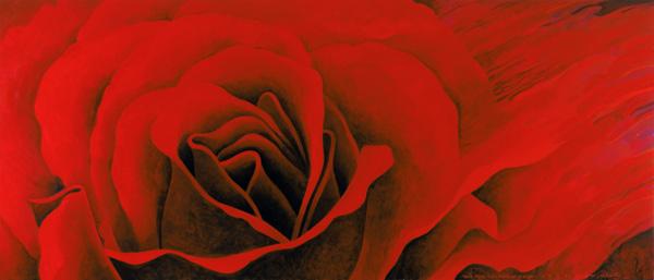 The Rose, in the Festival of Light, 1995 (acrylic on canvas) 