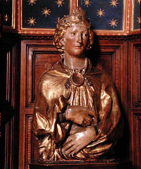 St. Miniato (gilded & painted wood) von Nanni  di Bartolo
