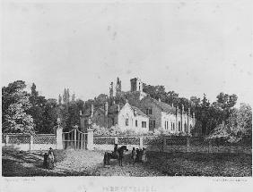 The Castle of Pohrebyszcze where Madame Hanska, wife of the French novelist Honore de Balzac was bor