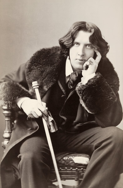 Oscar Wilde (b/w photo)  von Napoleon Sarony