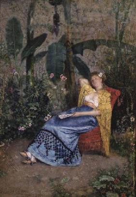 A Siesta in the Garden 1875