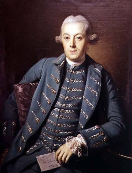 Portrait of Charles Broughton von Nathaniel Dance Holland