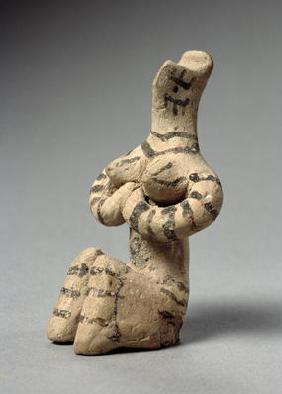 Steatopygous figure, Tell Halaf, 6th-5th Millennium BC (terracotta) 19th