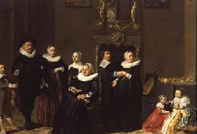 The Family of a Stadhouder in an Elegant Interior 1635