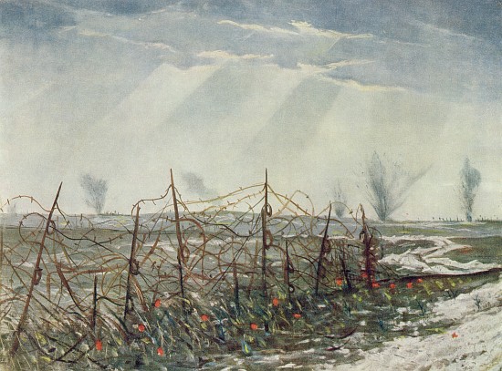 From a Front Line Trench, from British Artists at the Front, Continuation of The Western Front von Christopher R.W. Nevinson