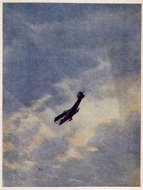 Swooping Down on a Hostile Plane, from British Artists at the Front, Continuation of The Western Fro 1918