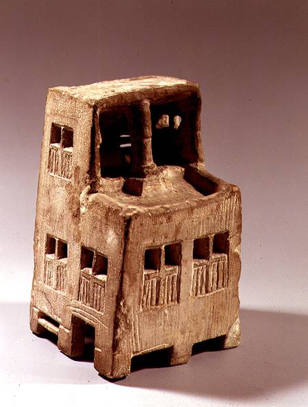 Model of a house von New Kingdom Egyptian