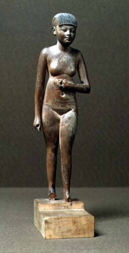 Statue of a young servant girl von New Kingdom Egyptian