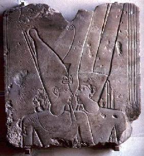 The God Amon embracing Ramesses II, Karnak c.1401-121