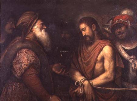 Christ before Caiaphas von Niccolo Frangipane