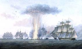 H.M.S. 'Lively' capturing the Spanish frigate 'Clara' off Cape St. Mary c.1806