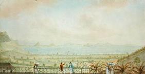 View in the Lesser Antilles c.1785  an