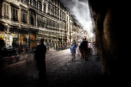 Auf den Straßen von Florenz
