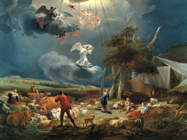 The Annunciation to the Shepherds von Nicolaes Berchem