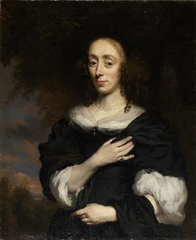 Bildnis einer Dame in einem schwarzen Kleid