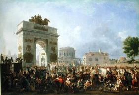 Entry of the Imperial Guard into Paris at the Barriere de Pantin, 25th November 1807 1810