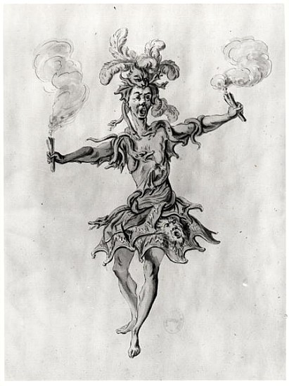 Costume design for the ballet ''Medusa'' von Nicolas Boquet