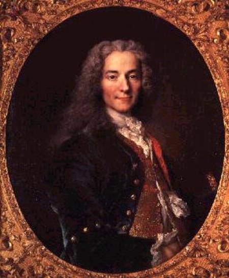 Portrait of Voltaire (1694-1778) aged 23 von Nicolas de Largilliere