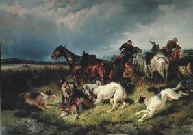 Wolf Hunting 1873