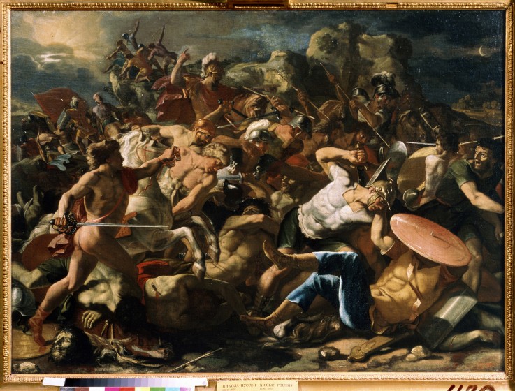 Der Sieg Josuas über die Amoriter von Nicolas Poussin