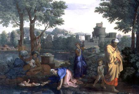 The Finding of Moses von Nicolas Poussin